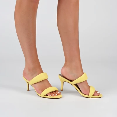 Journee Collection Womens Mellody Light Puff Strap Slip On Open Toe Pumps 10 Journee Collection Womens Mellody Light Puff Strap Slip On Open Toe Pumps - Image 8