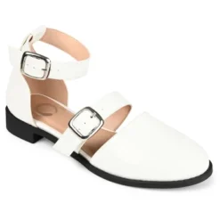 Journee Collection Womens Constance Buckle Round Toe Mary Jane Flats -Noble Heels GUEST 02442308 428e 4208 850f eb4652fd1e8e