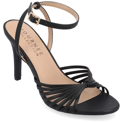 Journee Collection Womens Vanita Multi Strap Stiletto Open Toe Pumps 11 Journee Collection Womens Vanita Multi Strap Stiletto Open Toe Pumps - Image 9