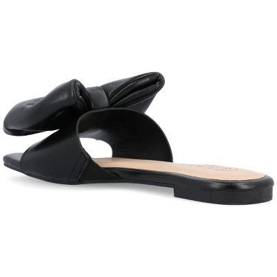 Journee Collection Womens Fayre Tru Comfort Foam Slip On Slide Flat Sandals 8 Journee Collection Womens Fayre Tru Comfort Foam Slip On Slide Flat Sandals - Image 6