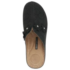 GC Shoes Krista Perforated Flower Slide Wedge Mule -Noble Heels GUEST 030ac534 89e8 40b7 8f0d 7e49b97e63cf