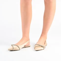 Journee Collection Womens Rebbel Sling Back Pointed Toe Flats -Noble Heels GUEST 0345defd a48d 4431 ba2a bfcdd1326ccc