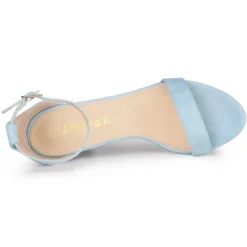 Allegra K Women's Buckle Ankle Strap High Chunky Heels Sandals 13 Allegra K Women's Buckle Ankle Strap High Chunky Heels Sandals -Noble Heels GUEST 0388fdaf 39d1 4ad9 862a 6ea9ee55f86a