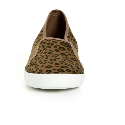 Women's WIDE FIT Leopard Skater - Animal | EVANS 6 Women's WIDE FIT Leopard Skater - Animal | EVANS - Image 4