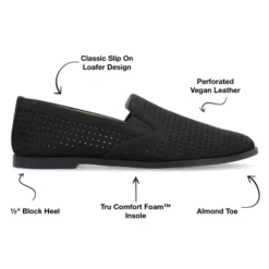 Journee Collection Womens Lucie Tru Comfort Foam Slip On Almond Toe Loafer Flats -Noble Heels GUEST 076c8387 68bc 47ec b417 03b8b1da27c0