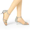 Allegra K Women's Stiletto Kitten Heels Glitter Heel Sandals -Noble Heels GUEST 0834fe1d 8e79 4cfc a9c8 065eac05baba