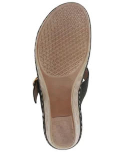 GC Shoes Narbone Flower Comfort Slide Wedge Sandals -Noble Heels GUEST 0a40cd59 c9cd 409c b35b 2390779d0d47