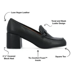 Journee Collection Womens Nysaa Tru Comfort Foam Low Heel Square Toe Pumps -Noble Heels GUEST 0a61d93d cbd2 4cca 9177 cfedcfd2fcec