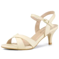 Allegra K Women's Cross Straps Kitten Heel Sandals 14 Allegra K Women's Cross Straps Kitten Heel Sandals -Noble Heels GUEST 0a727682 35e9 45a1 be59 f0b66f1c3fbf