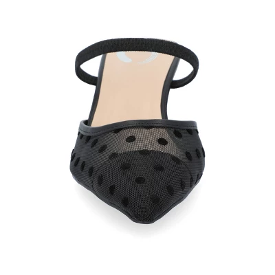 Journee Collection Womens Allana Slip On Kitten Heel Mule Pump 7 Journee Collection Womens Allana Slip On Kitten Heel Mule Pump - Image 5