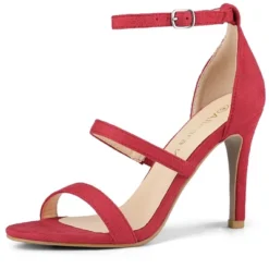Allegra K Women's Open Toe Triple Straps Stiletto High Heel Sandals -Noble Heels GUEST 0c02f1ae 268b 4e43 a6e4 4d469ae1d146