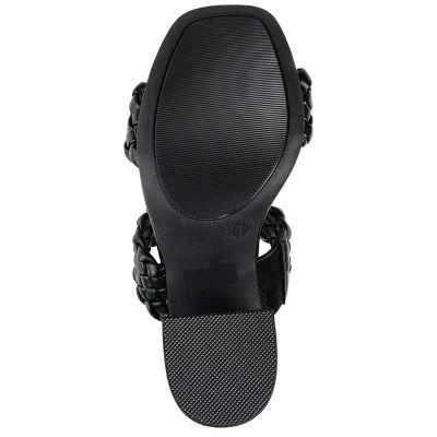 Journee Collection Womens Melissa Open Toe High Block Heel Pumps 6 Journee Collection Womens Melissa Open Toe High Block Heel Pumps - Image 4