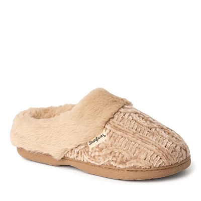 Dearfoams Womens Claire Cable Knit Chenille Clog Slipper 11 Dearfoams Womens Claire Cable Knit Chenille Clog Slipper - Image 9