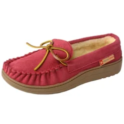 Alpine Swiss Sabine Womens Genuine Suede Shearling Slip On Moccasin Slippers -Noble Heels GUEST 0d775dfd d136 4b3b ab14 40d4767f5cc1