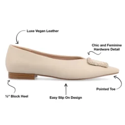 Journee Collection Women's Tru Comfort Foam™ Elowen Flats -Noble Heels GUEST 0dd722cc 7c87 4238 87cb 4970b3a51beb