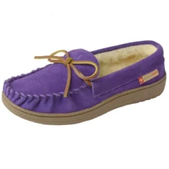 Alpine Swiss Sabine Womens Genuine Suede Shearling Slip On Moccasin Slippers -Noble Heels GUEST 0f20fd4b e487 40d8 b14b 80e0c516bf35
