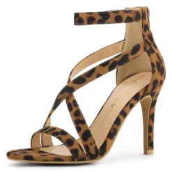 Allegra K Women's Zipper Ankle Strap Stiletto Sandals 24 Allegra K Women's Zipper Ankle Strap Stiletto Sandals -Noble Heels GUEST 0f653a41 4aa8 417e a05c 893cb12ff32d