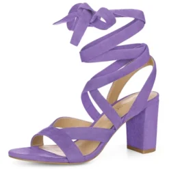 Allegra K Women's Crisscross Chunky Heel Lace Ups Sandals 30 Allegra K Women's Crisscross Chunky Heel Lace Ups Sandals -Noble Heels GUEST 10e720f5 47b9 40a8 bf45 877a957471bf