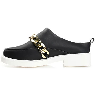 Journee Collection Womens Sheah Mules Round Toe Slip On Flats 3 Journee Collection Womens Sheah Mules Round Toe Slip On Flats