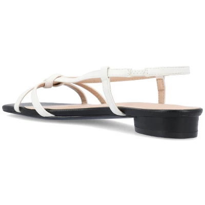 Journee Collection Womens Bridget Sling Back Low Block Heel Sandals 8 Journee Collection Womens Bridget Sling Back Low Block Heel Sandals - Image 6