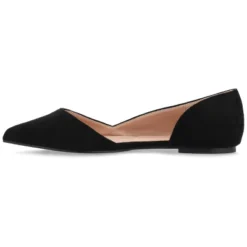 Journee Collection Womens Ester Slip On Pointed Toe D'Orsay Flats
