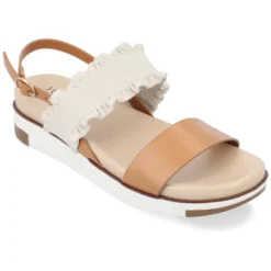 Journee Collection Womens Riya Formed Footbed Sling Back Sandal -Noble Heels GUEST 13f308f8 5c25 4af4 99aa f2e1a7afd5eb