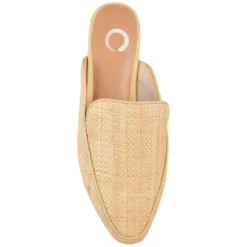 Journee Collection Womens Akza Slip On Square Toe Mules Flats -Noble Heels GUEST 14978b49 a94b 44a1 9d68 2e3ea142f78d
