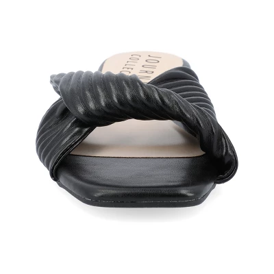 Journee Collection Womens Emalynn Tru Comfort Foam Slip On Slide Flat Sandals 7 Journee Collection Womens Emalynn Tru Comfort Foam Slip On Slide Flat Sandals - Image 5