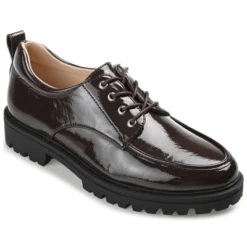 Journee Collection Womens Zina Oxford Almond Toe Lace-up Flats -Noble Heels GUEST 16bb83dc 2ee0 44a4 ba65 adefbdf96899