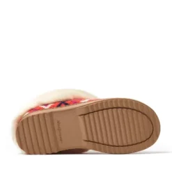 Dearfoams Women's Hannah Festive Knit Clog Slipper -Noble Heels GUEST 188ce141 87ad 4021 a13e 97e1551b3b57