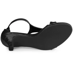 Allegra K Women's T Strap Croc Embossed Kitten Heel Sandals 14 Allegra K Women's T Strap Croc Embossed Kitten Heel Sandals -Noble Heels GUEST 18d51438 c3e4 4bf3 ae54 4fca2602eb78