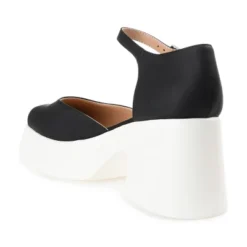 Journee Collection Womens Lizaa Platform Mid Platform Square Toe Pumps -Noble Heels GUEST 19ab158f e48d 4546 a099 d9d71eaa5ccd