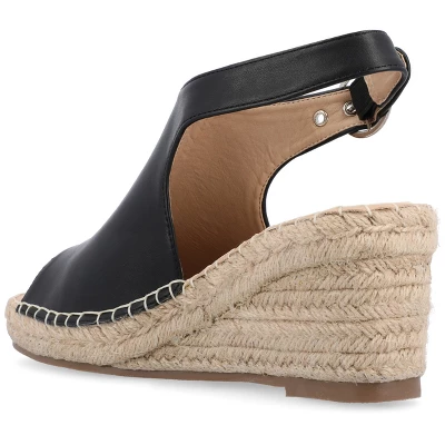 Journee Collection Womens Crew Wedge Heel Espadrille Sandals 8 Journee Collection Womens Crew Wedge Heel Espadrille Sandals - Image 6