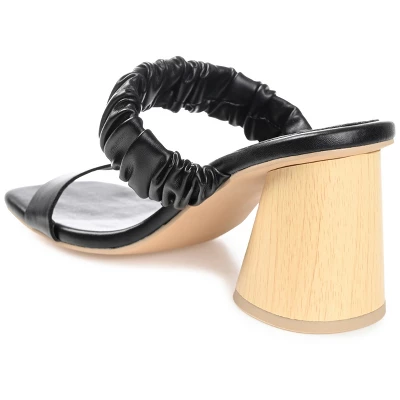 Journee Collection Womens Fayth Tru Comfort Foam Open Square Toe Block Heel Sandals 8 Journee Collection Womens Fayth Tru Comfort Foam Open Square Toe Block Heel Sandals - Image 6