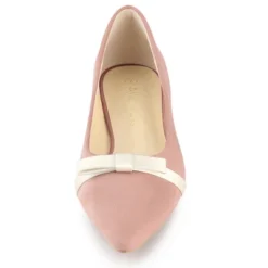 Allegra K Women's Pointed Toe Slip On Ballet Flat Shoes