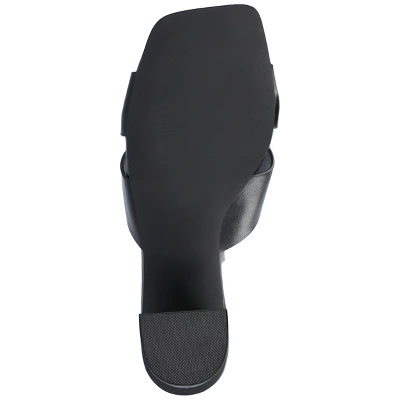 Journee Collection Womens Chazz Tru Comfort Foam Vegan Leather Block Heel Sandals 6 Journee Collection Womens Chazz Tru Comfort Foam Vegan Leather Block Heel Sandals - Image 4