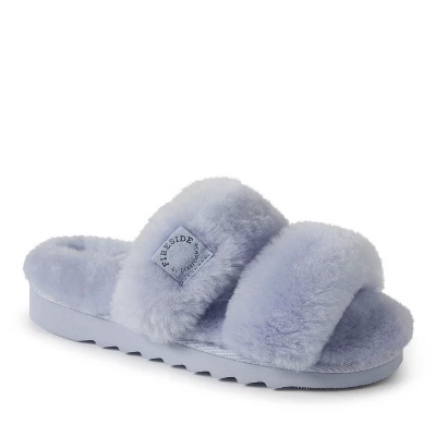 Dearfoams Women's Benalla Genuine Shearling Double Band Slide Slippers 11 Dearfoams Women's Benalla Genuine Shearling Double Band Slide Slippers - Image 9