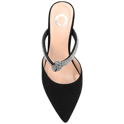 Journee Collection Womens Lunna Mules Mid Stiletto Pointed Toe Pumps 5 Journee Collection Womens Lunna Mules Mid Stiletto Pointed Toe Pumps - Image 3