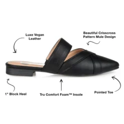 Journee Collection Womens Stasi Tru Comfort Foam Slip On Pointed Toe Mules Flats 21 Journee Collection Womens Stasi Tru Comfort Foam Slip On Pointed Toe Mules Flats -Noble Heels GUEST 24a54afd 0c68 4ce7 8e55 d6c0bcba1c86