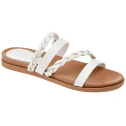 Journee Collection Womens Colette Slide Flat Sandals -Noble Heels GUEST 24d44752 6be1 4bfb b42f 9e67e060d17d