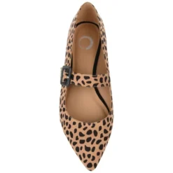 Journee Collection Womens Karissa Buckle Pointed Toe Mary Jane Flats -Noble Heels GUEST 26020286 25a4 40c3 91c2 b243e03a6892