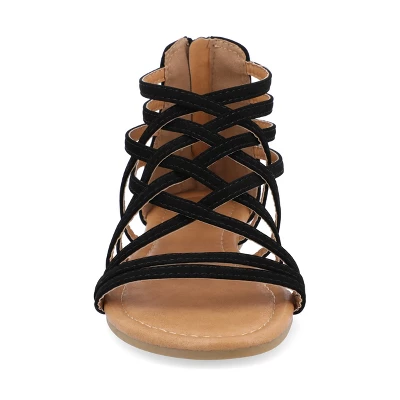 Journee Collection Womens Hanni Gladiator Low Block Heel Sandals 7 Journee Collection Womens Hanni Gladiator Low Block Heel Sandals - Image 5