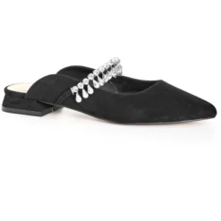 Women's Wide Fit Strappy Point Mule - Black | EVANS -Noble Heels GUEST 26248793 758e 4706 98bc c86aac3625cb