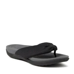 Dearfoams Women's Low Foam Thong Sandal -Noble Heels GUEST 26401cd1 c57b 4914 af98 67cfa503e387
