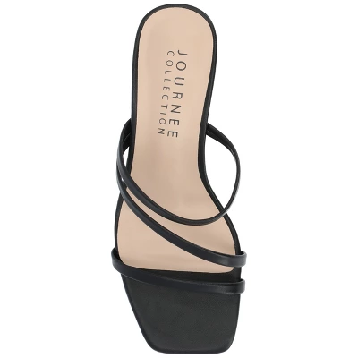 Journee Collection Womens Takarah Crossover Strap Slip On Wedge Sandals 5 Journee Collection Womens Takarah Crossover Strap Slip On Wedge Sandals - Image 3