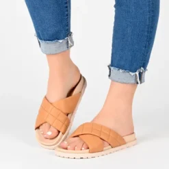 Journee Collection Womens Aveena Slide Flat Sandals 21 Journee Collection Womens Aveena Slide Flat Sandals -Noble Heels GUEST 2d5da974 acb8 43ae 8dde 26e55c8e611e