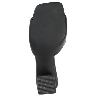 Journee Collection Womens Briarr Open Square Toe Block Heel Sandals 6 Journee Collection Womens Briarr Open Square Toe Block Heel Sandals - Image 4