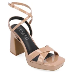 Journee Collection Womens Zorana Tru Comfort Foam Mid Heel Platform Sandals -Noble Heels GUEST 336a580d 755d 4ece 841a 3f0130a8a422