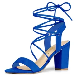 Allegra K Women's Lace Up Block High Heels Sandals 28 Allegra K Women's Lace Up Block High Heels Sandals -Noble Heels GUEST 34a4fbcc 2522 4e40 9a0c ce2ad8f1b1c9