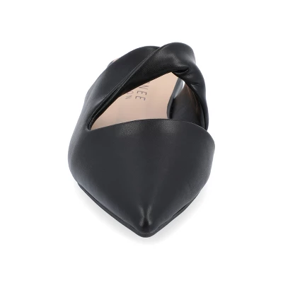 Journee Collection Womens Enniss Open Side Pointed Toe Mule Flats 7 Journee Collection Womens Enniss Open Side Pointed Toe Mule Flats - Image 5